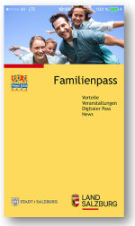 Familienpass-App Startseite